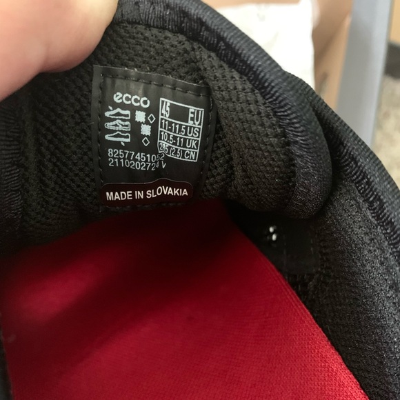 NWT/NIB Black Men’s Ecco Terracruise LT Shoes Sz 11/45 - Picture 8 of 9